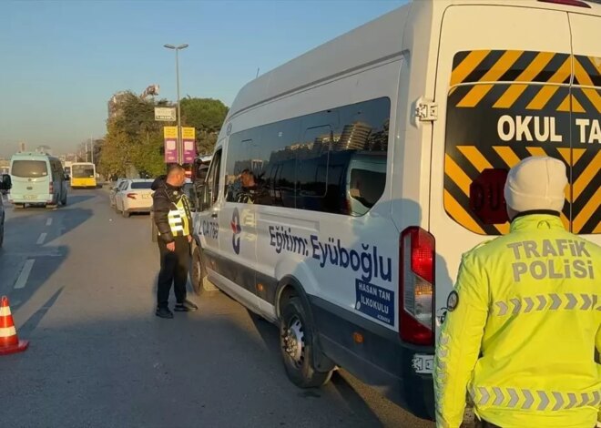 İstanbul’da Öğrenci Servislerine Denetim Uygulandı